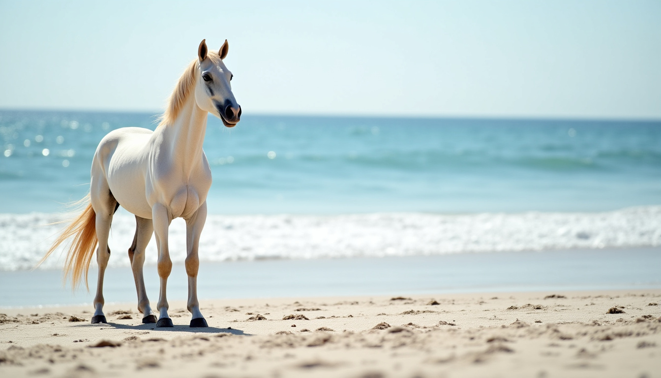 Plage de Voidokilia en forme de fer à cheval, Péloponnèse, Grèce
