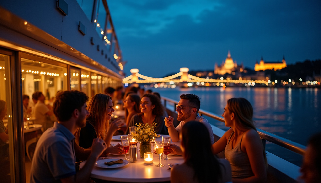 Croisière sur le Danube à Budapest avec groupe d