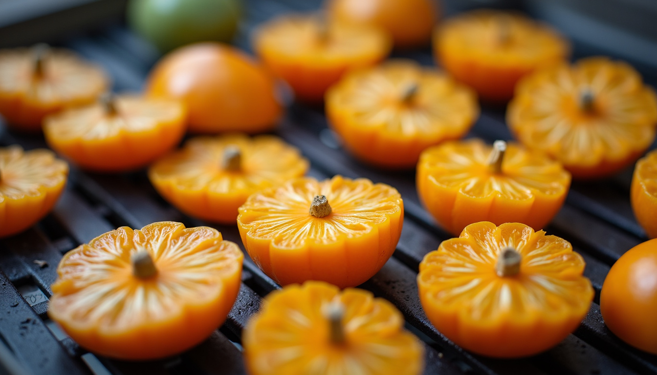 Préparation des figues fraîches avant séchage, avec incision en croix et disposition sur une grille