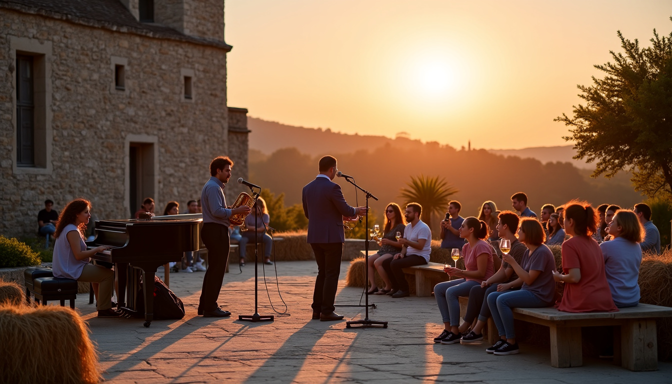 Concert de jazz en plein air à la Citadelle de Saint-Paul-Trois-Châteaux