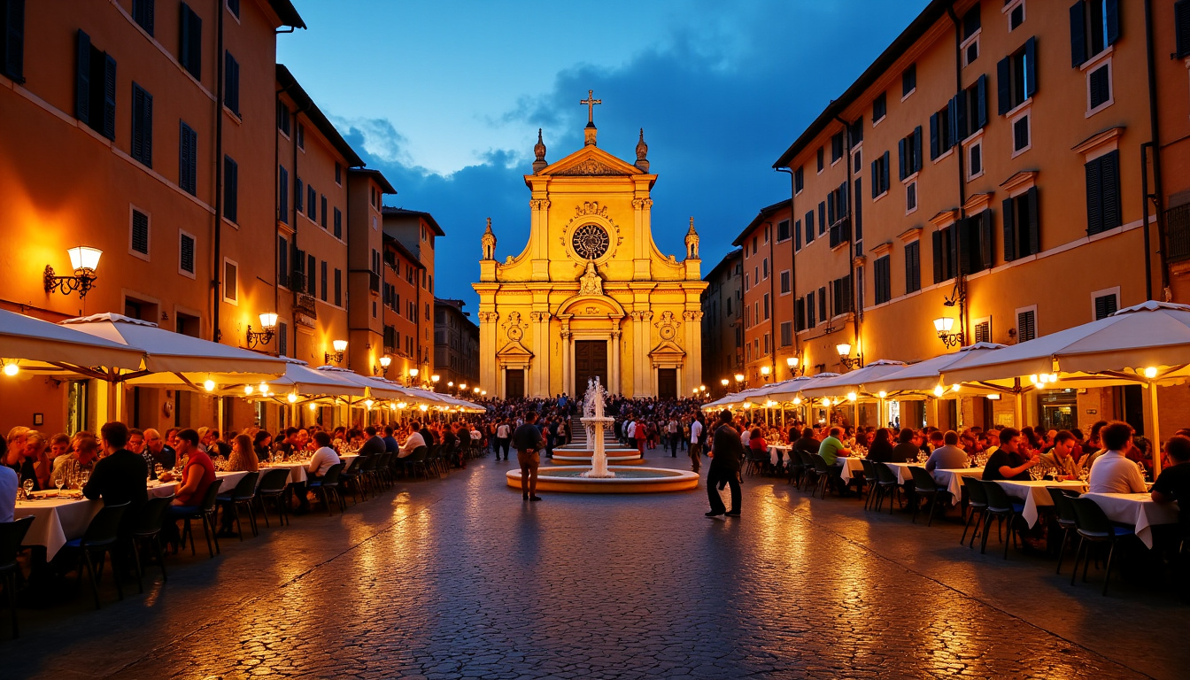 Piazza Santa Maria in Trastevere, cœur animé du quartier avec église, fontaine et terrasses de cafés