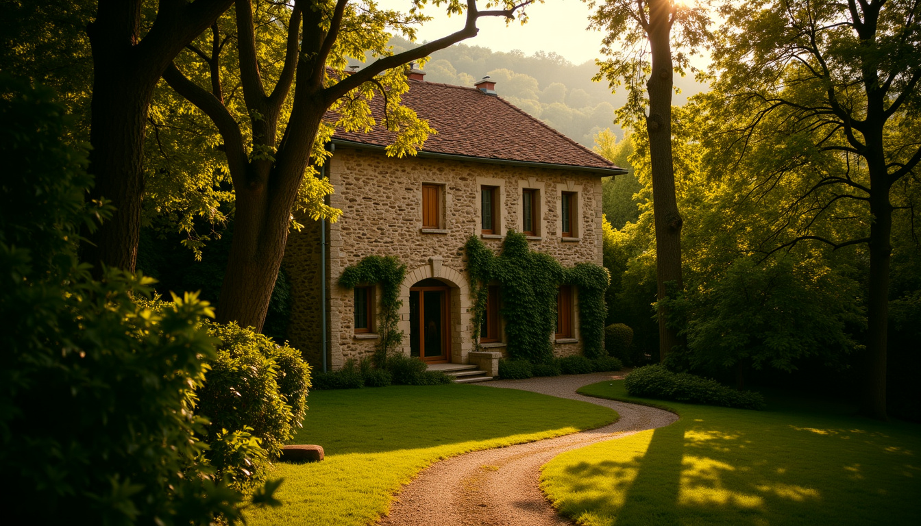 Maison en pierre rénovée avec terrain arboré à Saint-Étienne-de-Fontbellon