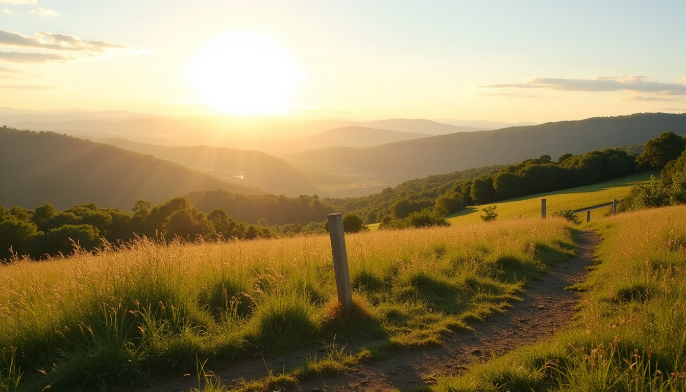Terrain constructible en pente douce avec vue dégagée à Saint-Étienne-de-Fontbellon