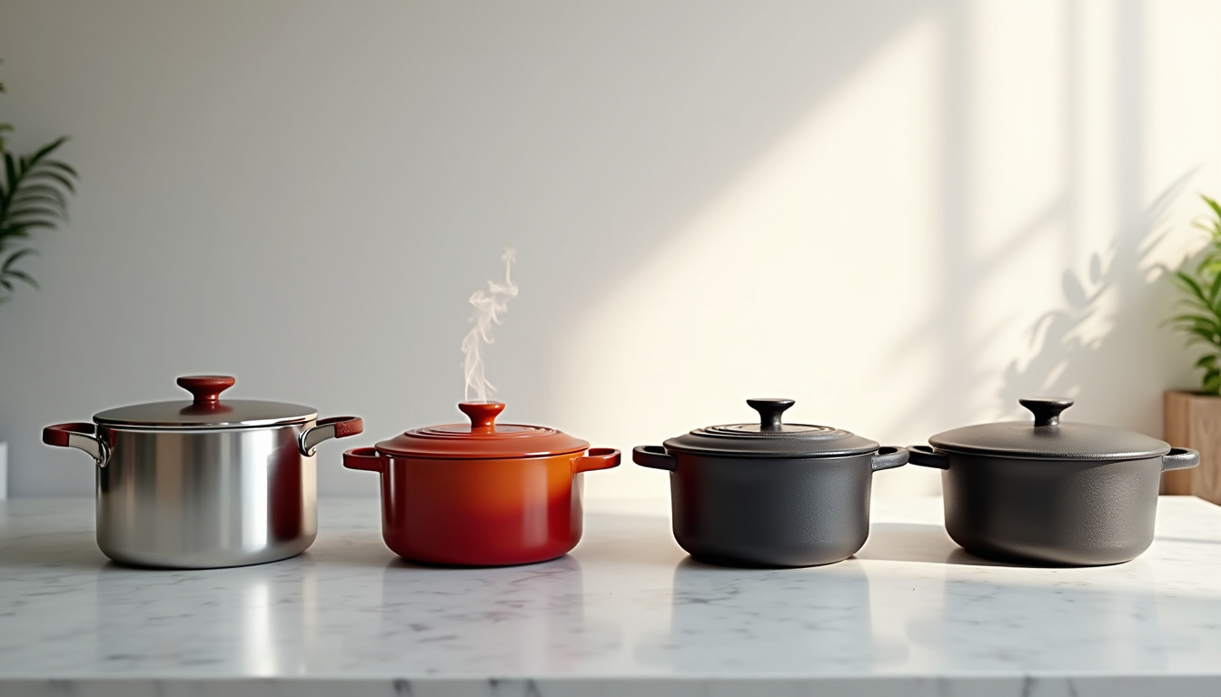 Comparaison des différents types de cocottes: fonte, inox, émaillée, sans PFAS