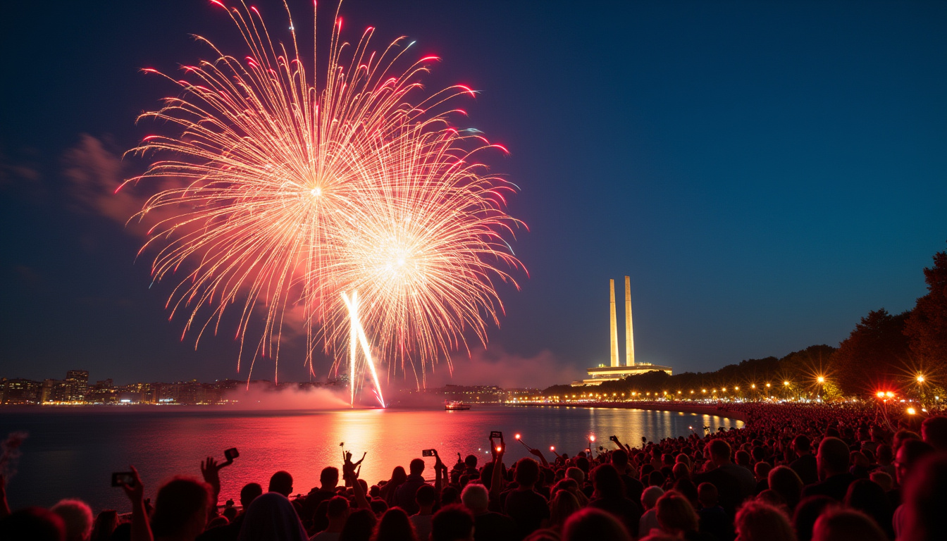 Où voir le feu d'artifice à Nantes en 2026 ?