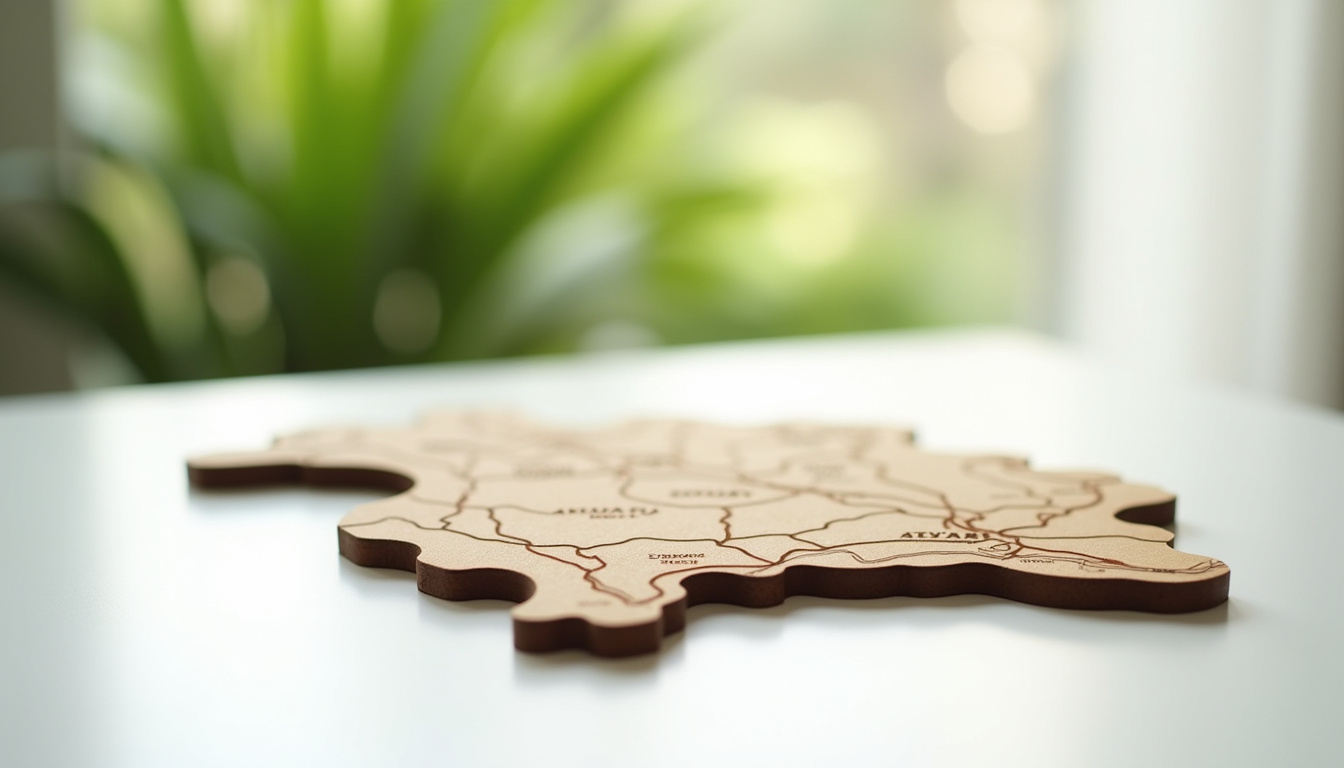 Carte illustrant les variations de prix immobilier selon les quartiers d'Annonay